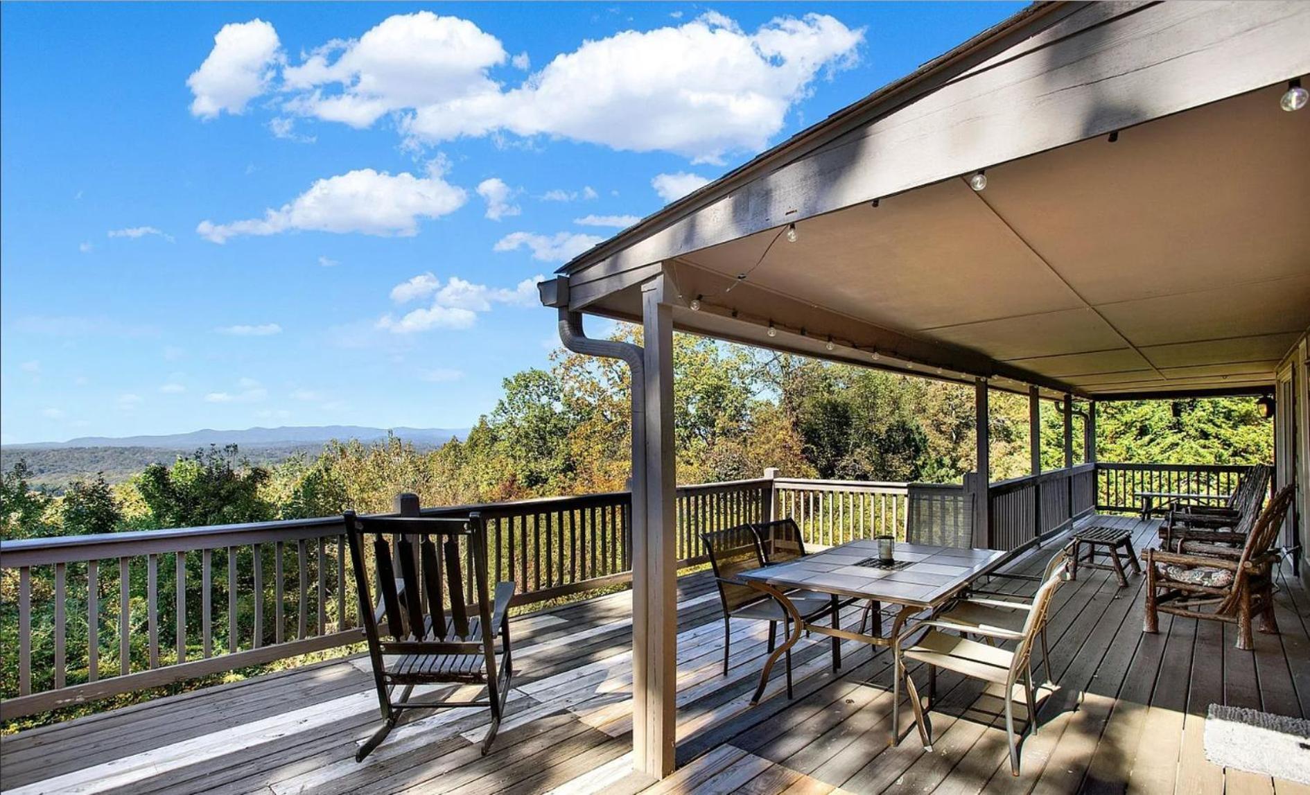 Birds Eye Cabin - Sunset & Starry Retreat Pet Friendly W Private Hottub, Fire Pit And Game Room Ellijay Luaran gambar